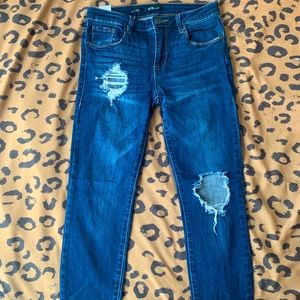 STS Blue Ripped Frayed Hem Jeans, size 26